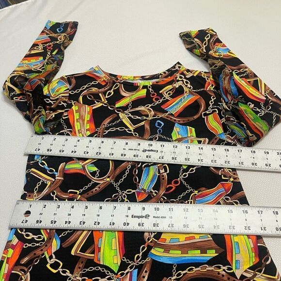 ICIKULS Horsebit Equestrian Long Sleeve Shirt Size Small - Picture 3 of 11